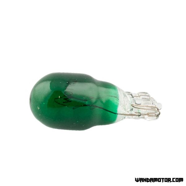 Bulb Glass T13 12V 10W green